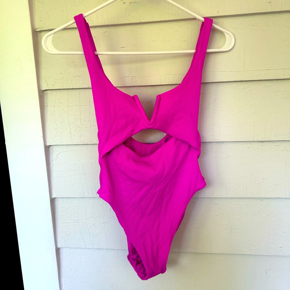 Summerful Pink Cutout Bathing Suit
